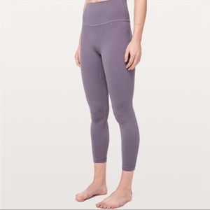 lululemon Align™ High-Rise Pant 25" in graphite purple